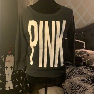 VS Pink logo sweater